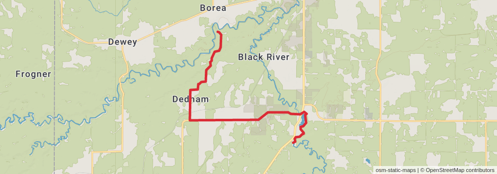 American Perimeter Trail - North Country Primary stage 137 Map
