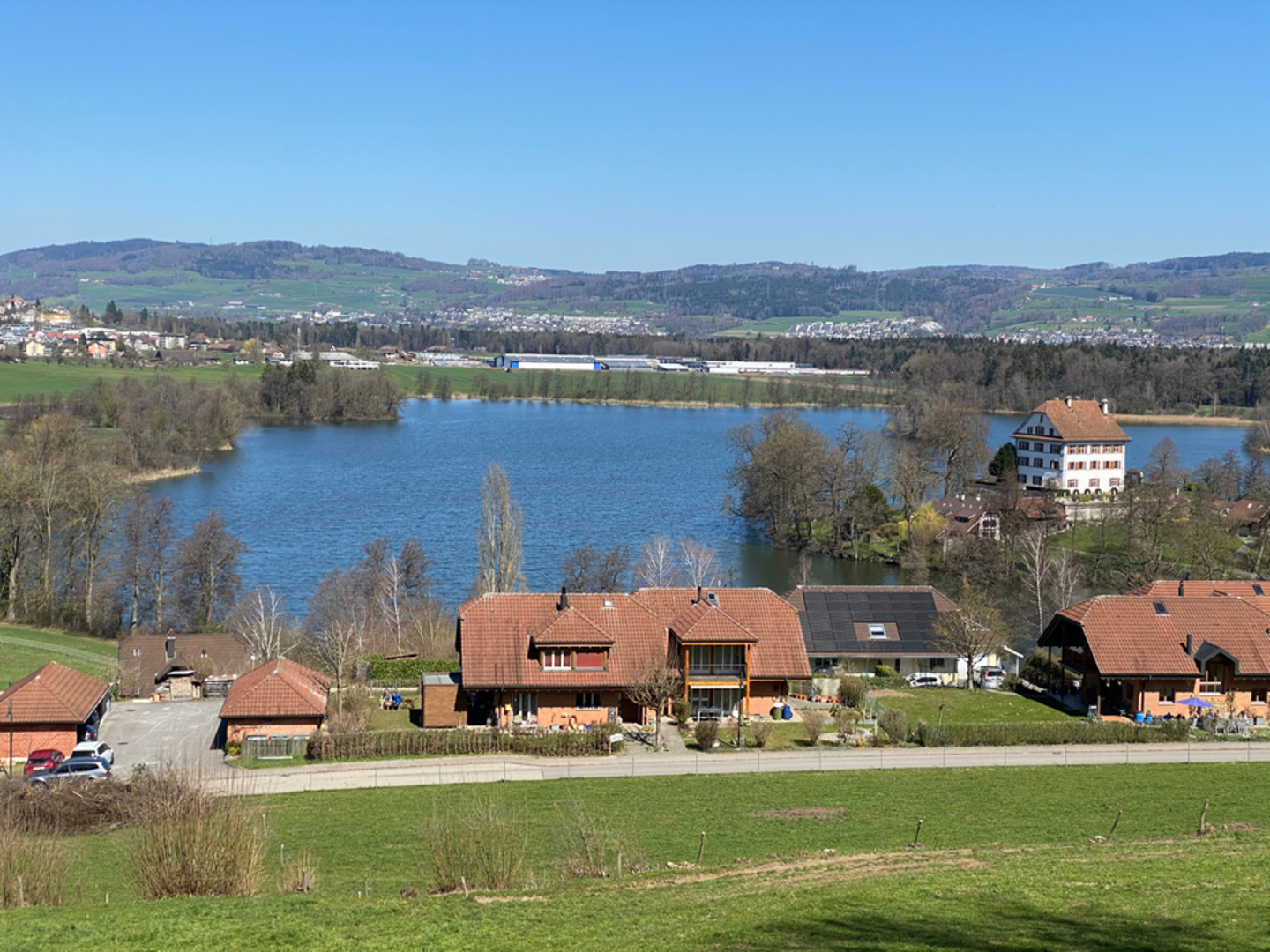 An image depicting the trail Rundwanderung Ettiswil - Kottwil - Wauwilermoos and its surrounding area.