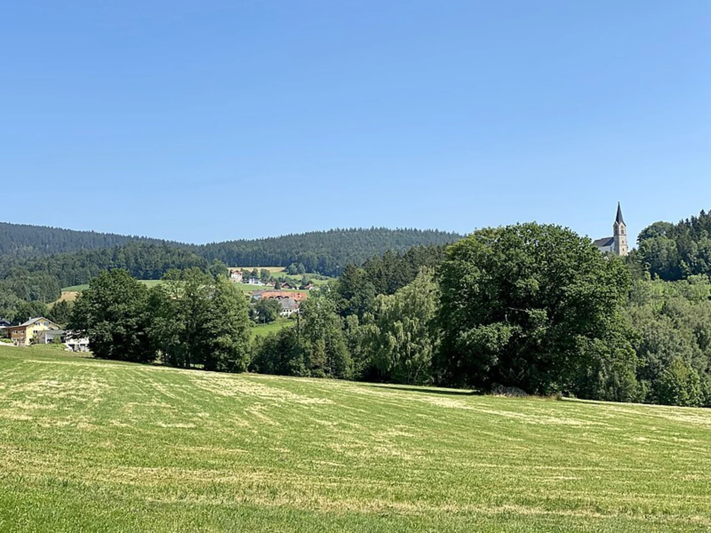 An image depicting the trail Marientalrunde and its surrounding area.