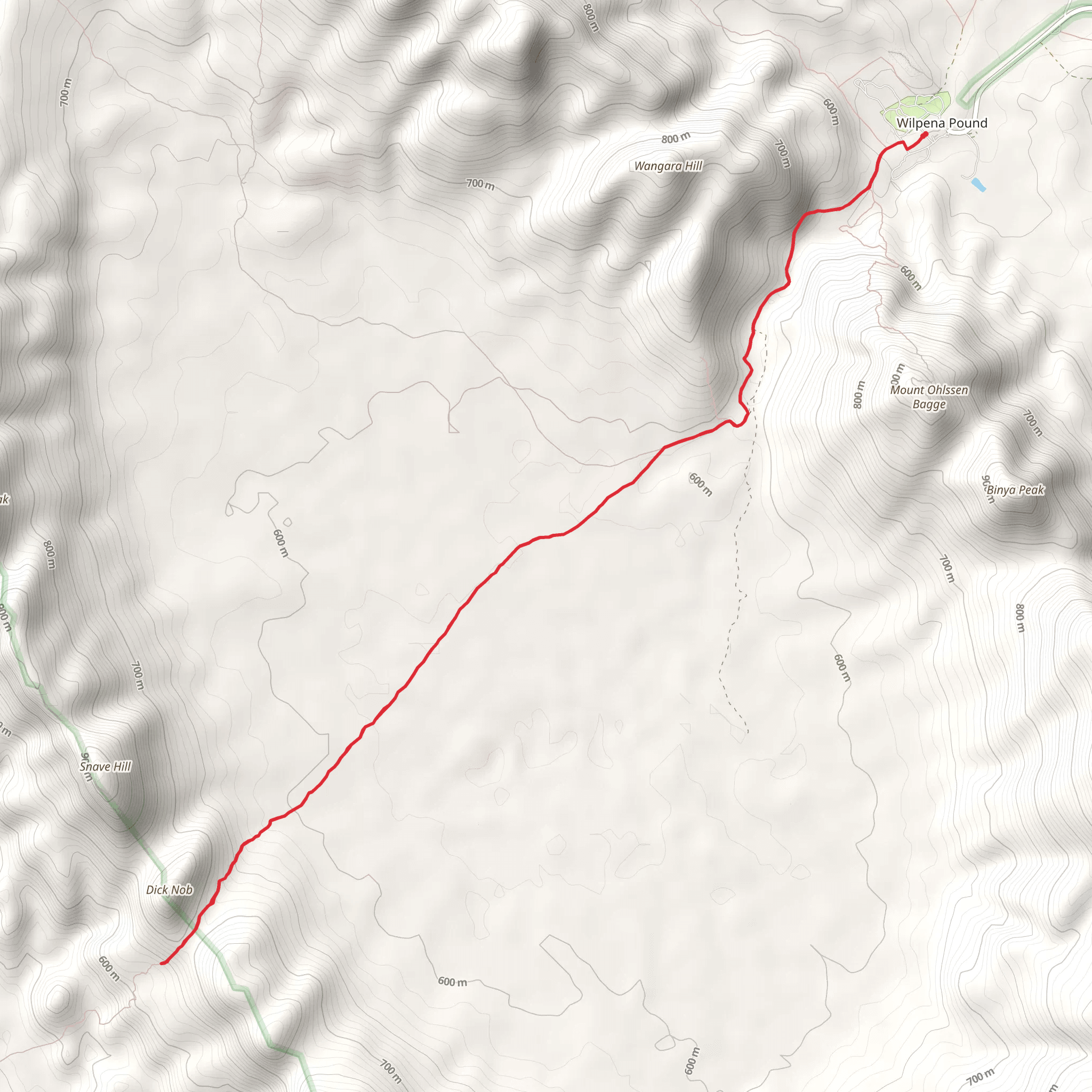 Bridle Gap Hike mobile static map