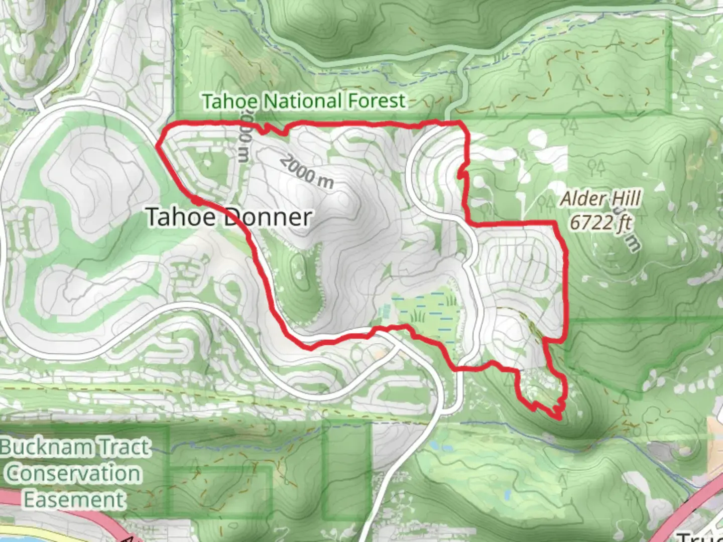An image depicting the trail East Perimeter Loop Trail and its surrounding area.
