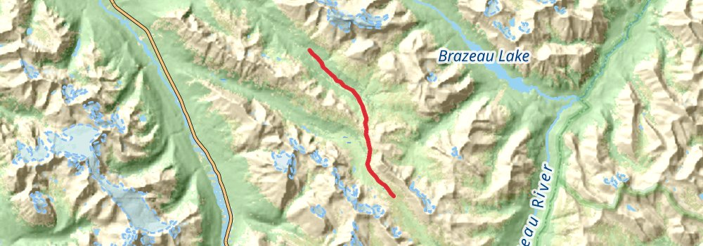 Poboktan - Jonas Pass stage 2 Map