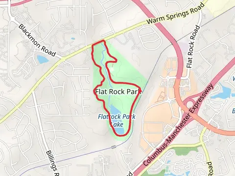 Watrock Park Lake and Flat Rock Park Loop