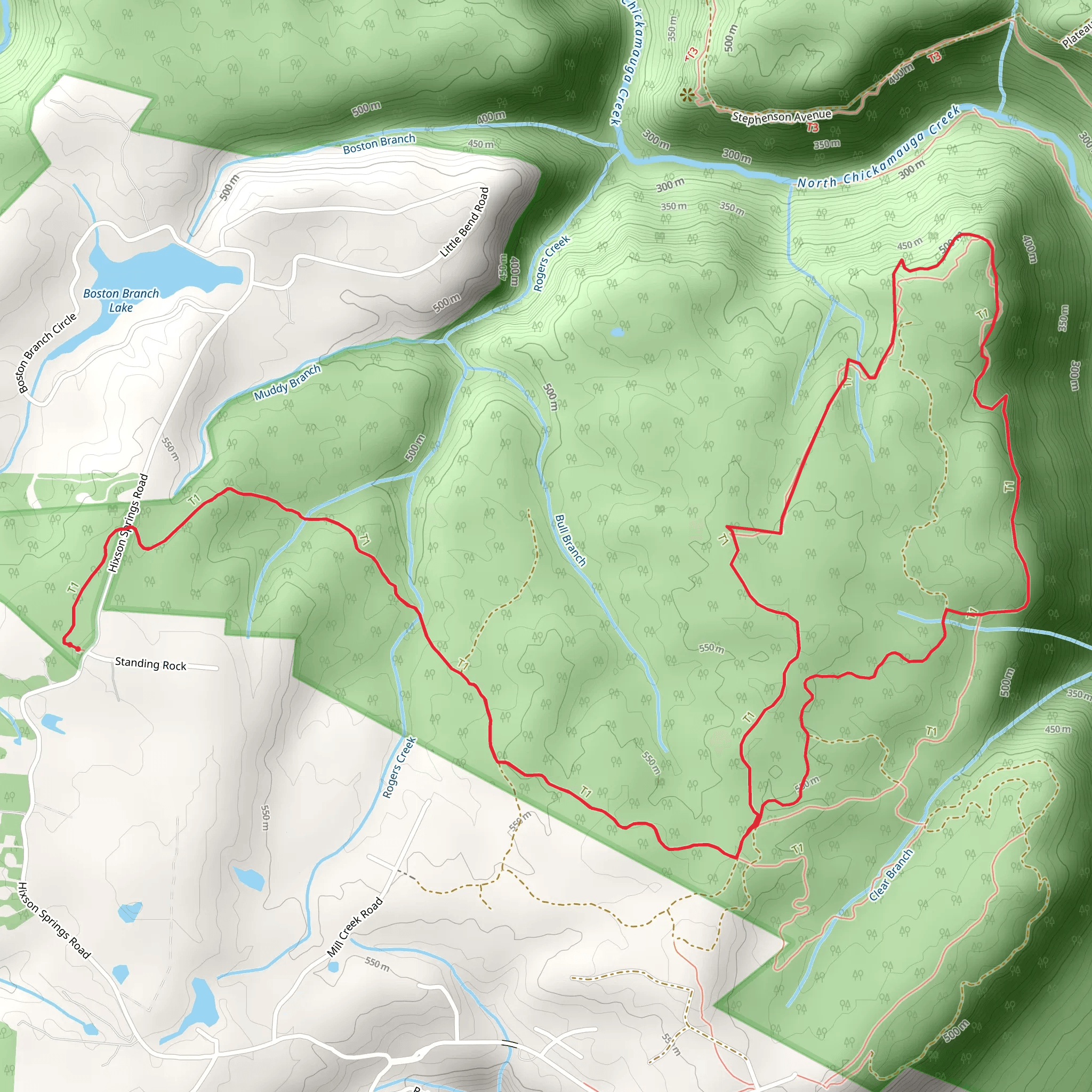 Flipper Bend Loop mobile static map