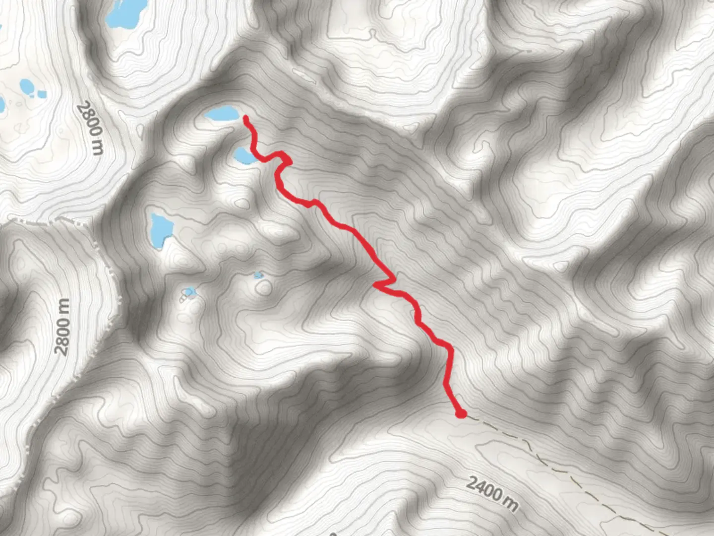 An image depicting the trail Lower and Upper Norton Lakes and its surrounding area.