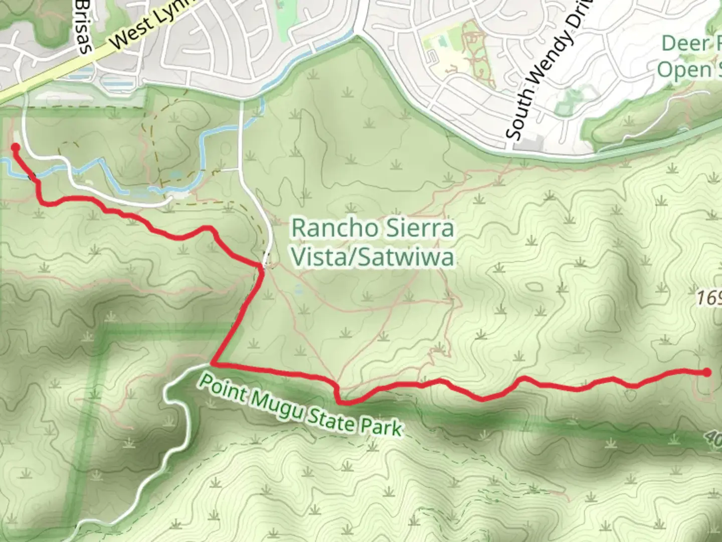 An image depicting the trail Hidden Valley Overlook and Ranch Overlook Trail and its surrounding area.