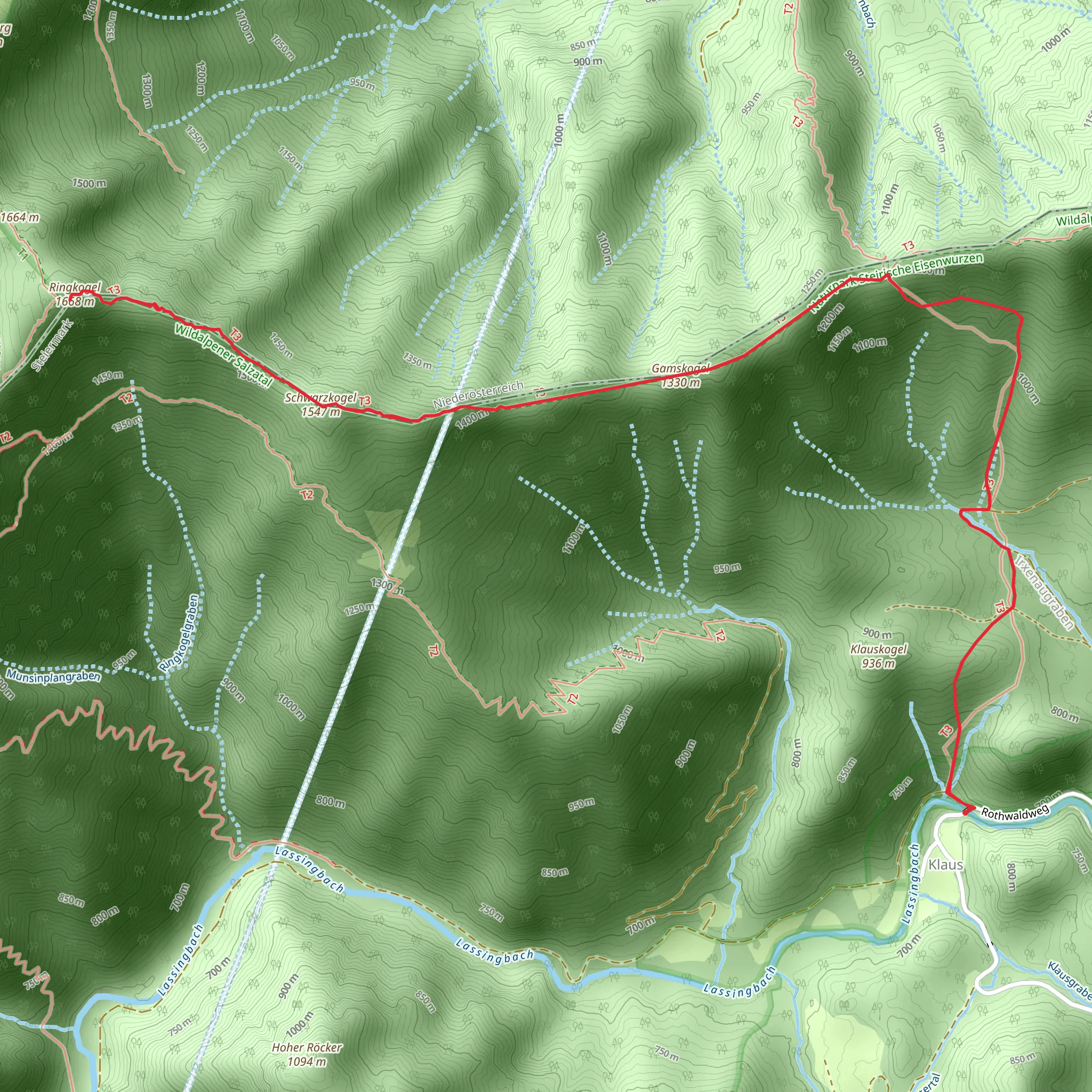 Tremel - Ringkogel mobile static map