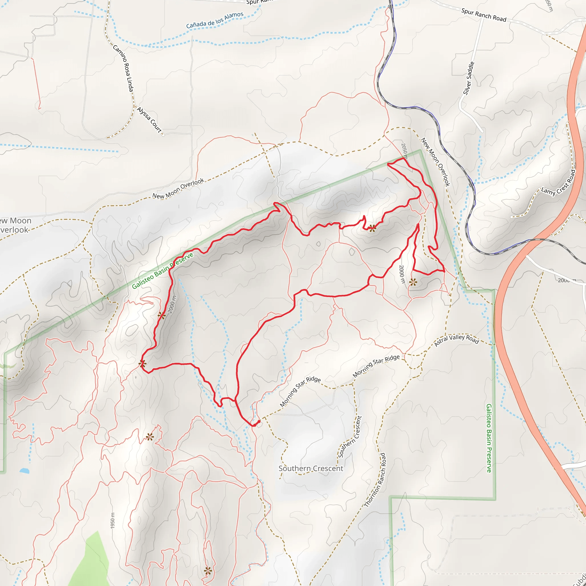 Shepherd's, Eliza's Ridge and Gretl's Way Loop Trail mobile static map