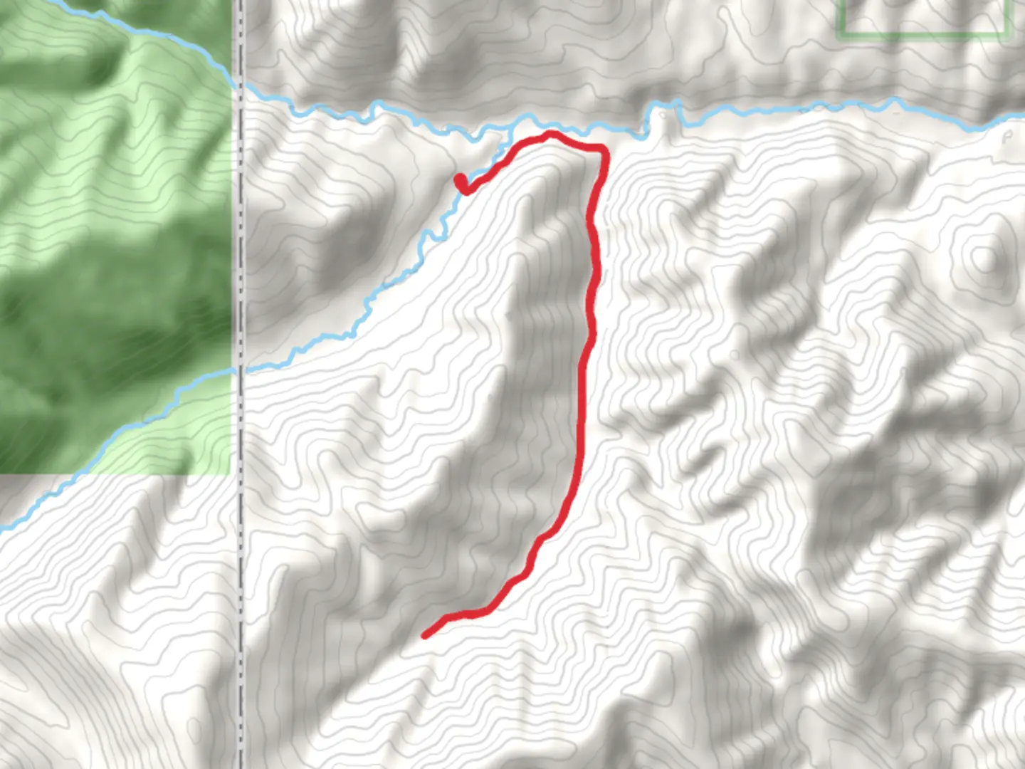 An image depicting the trail Goat Creek Trail and its surrounding area.