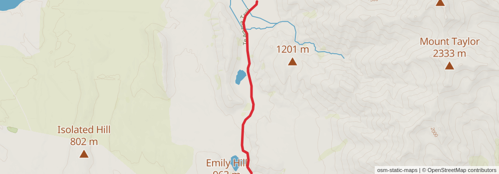 Te Araroa South Island stage 38 Map