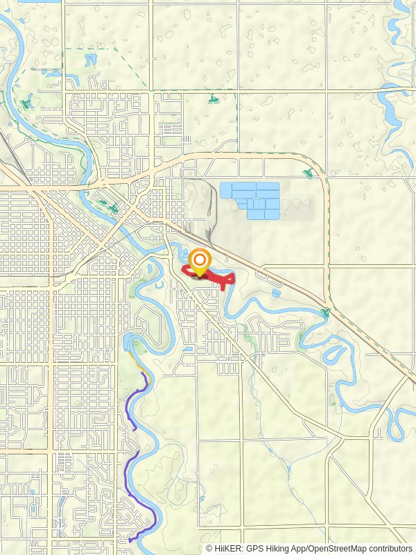 Folsom Park Loop mobile static map