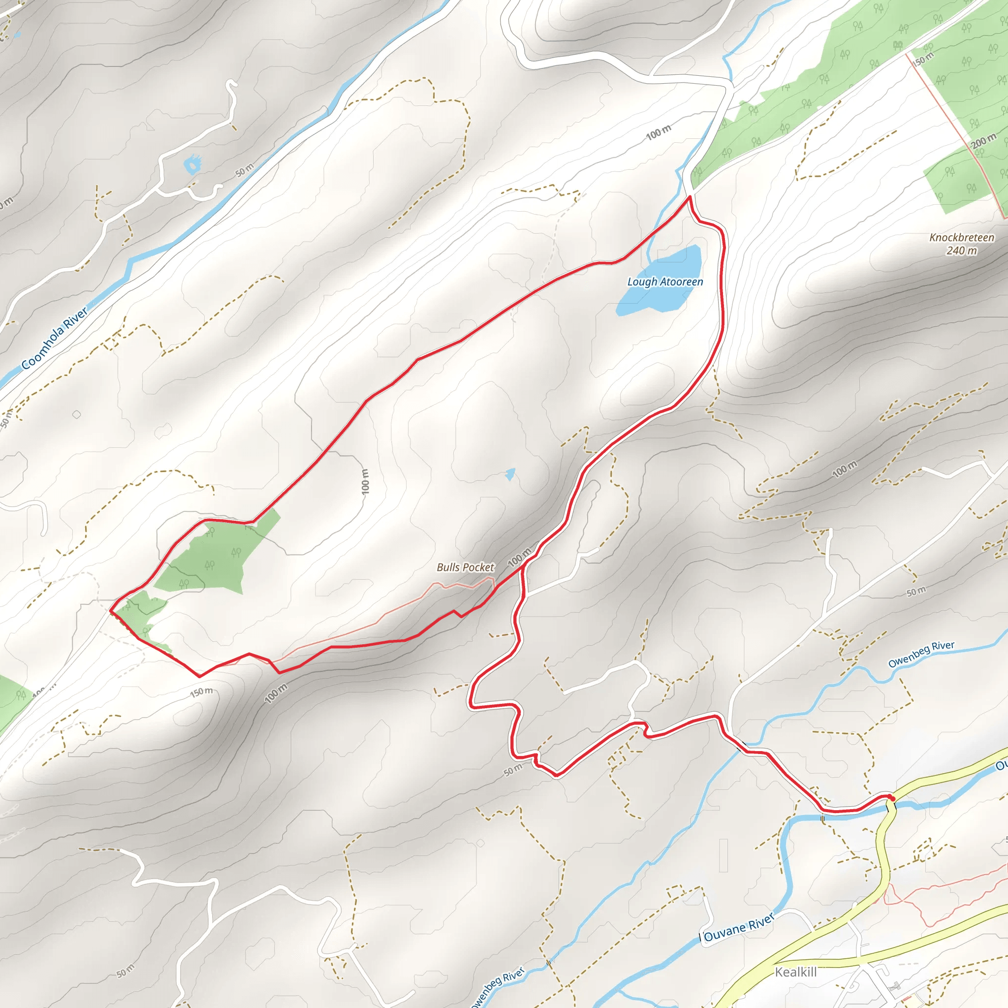 Sheep's Head - Poc an Tairbh mobile static map
