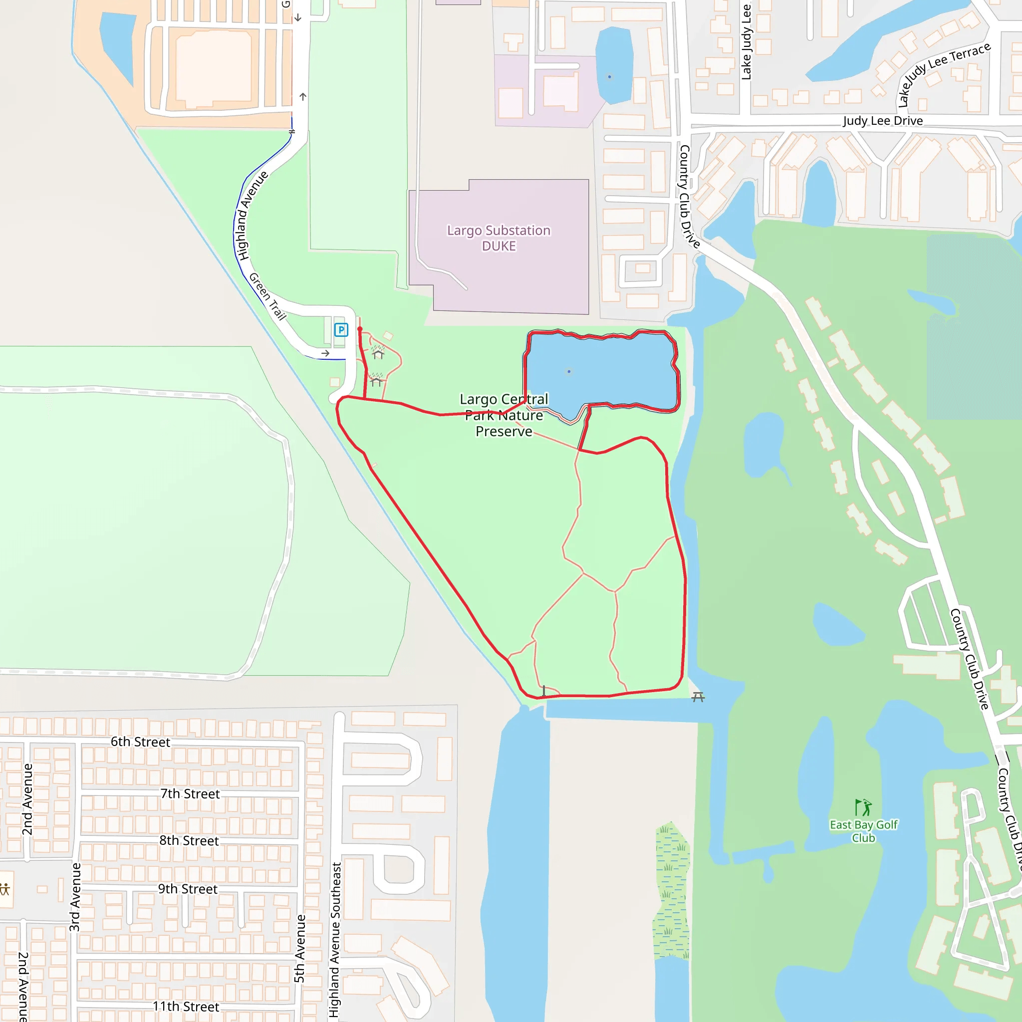Highland Avenue Loop mobile static map