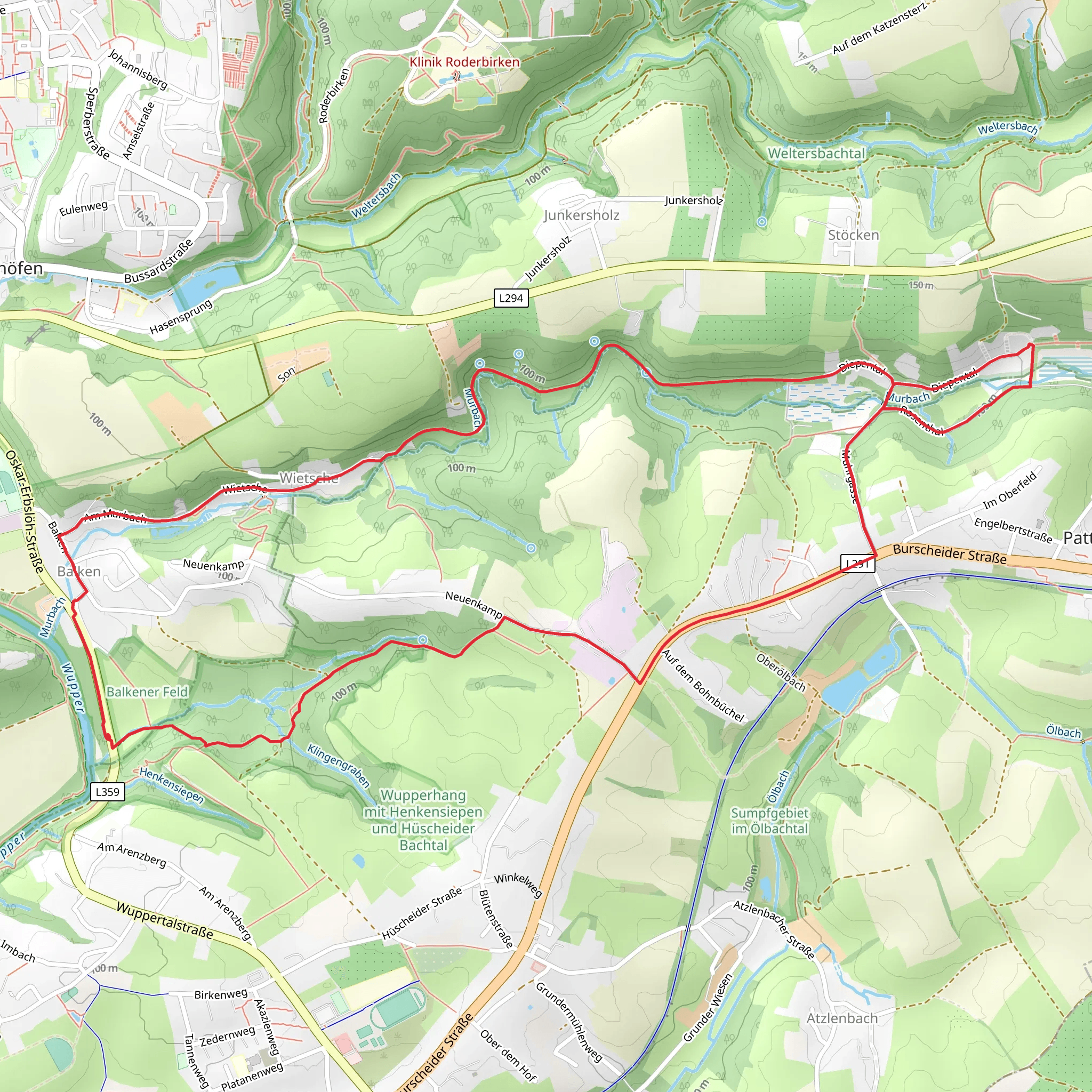 Talsperre Diepental via Rund um Leverkusen LV mobile static map
