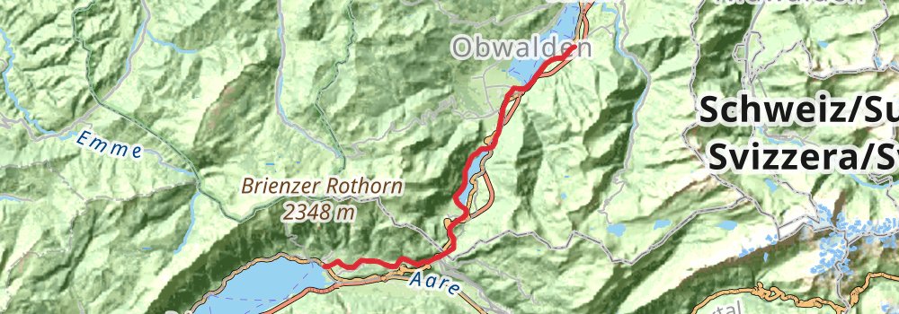 Camino Blumberg-Geneva via Frauenfeld stage 13 Map