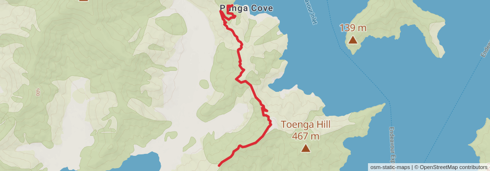 Te Araroa Trail stage 99 Map