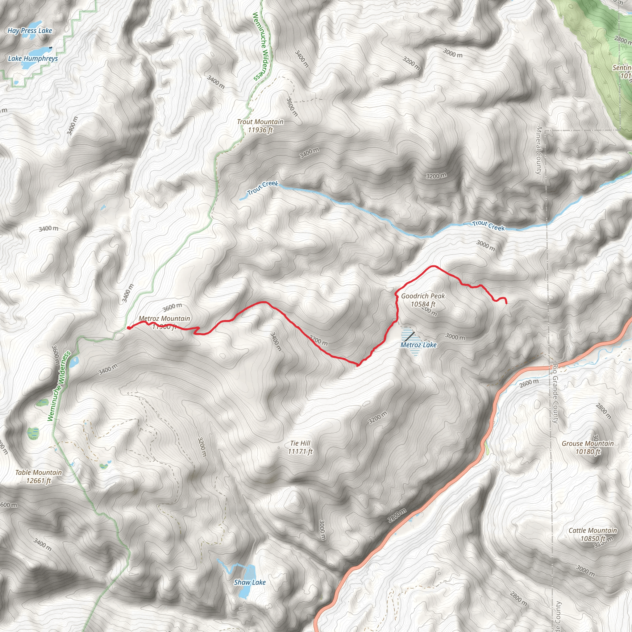 Decker Trail mobile static map