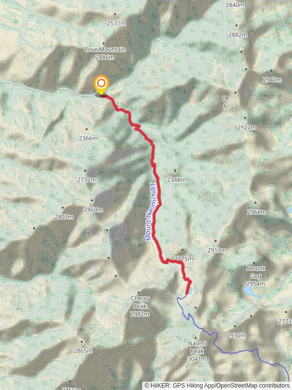 High Creek Lake via Mt Naomi Peak Trail