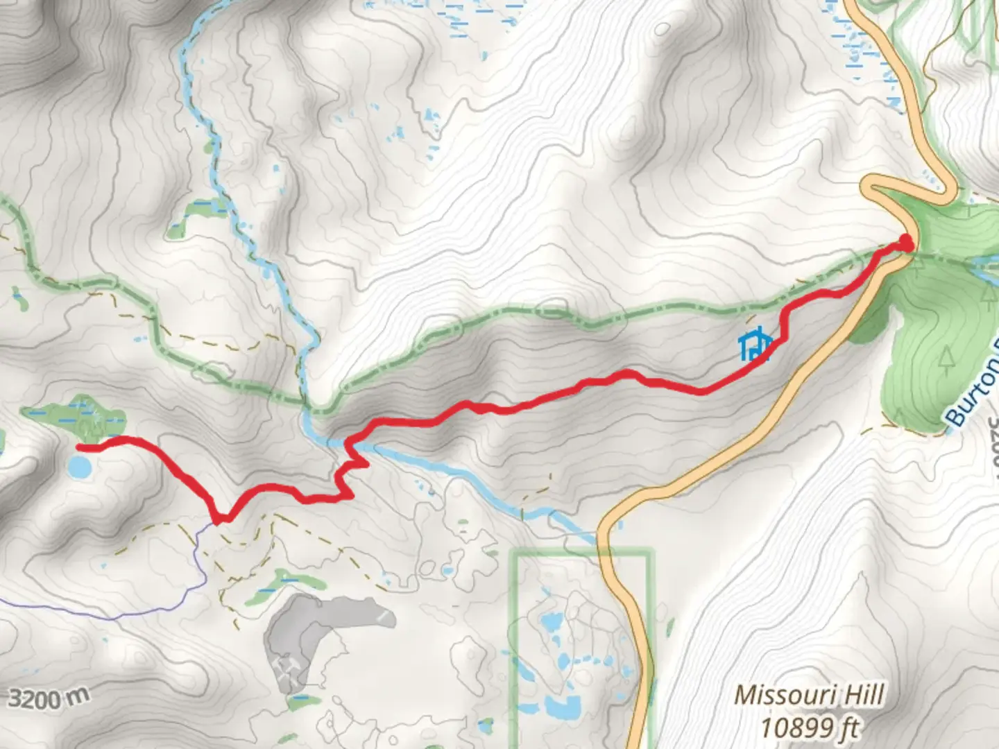 An image depicting the trail Lily Lake via Continental Divide Trail and its surrounding area.