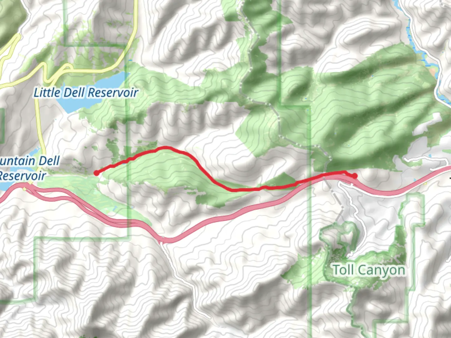 An image depicting the trail Great Western and Alexander Trail and its surrounding area.