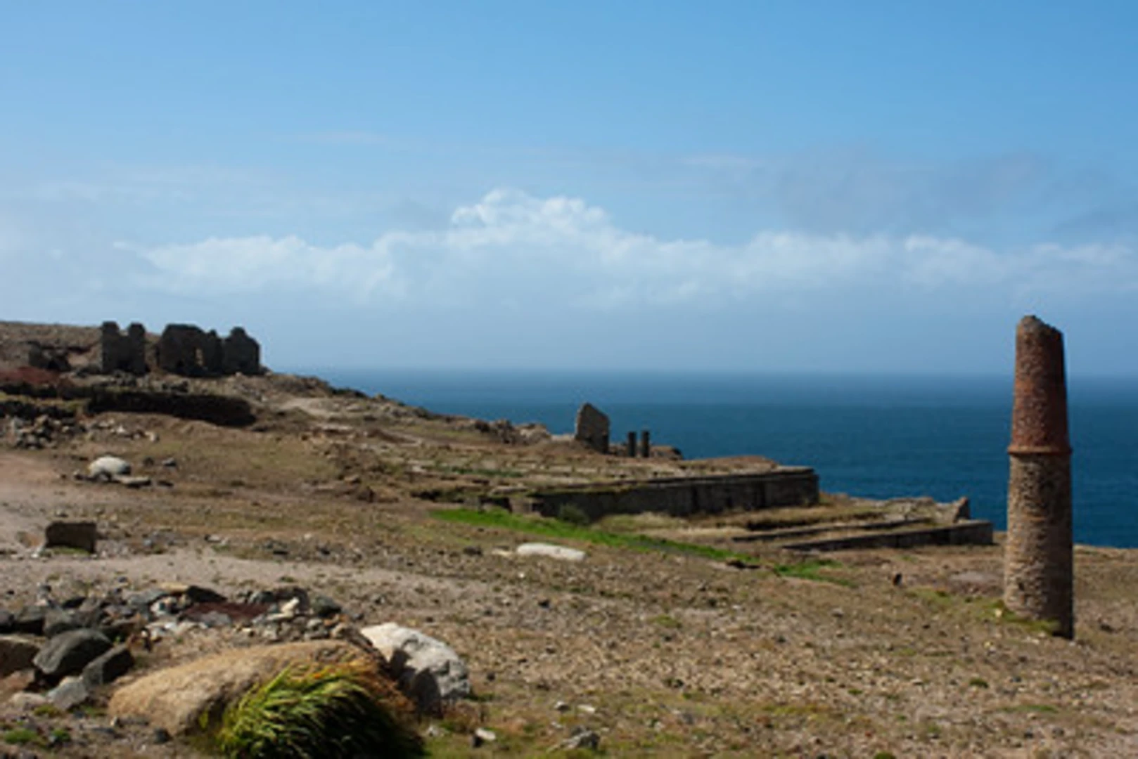 An image depicting the trail Treen to Geevor Tin Mine Walk and its surrounding area.