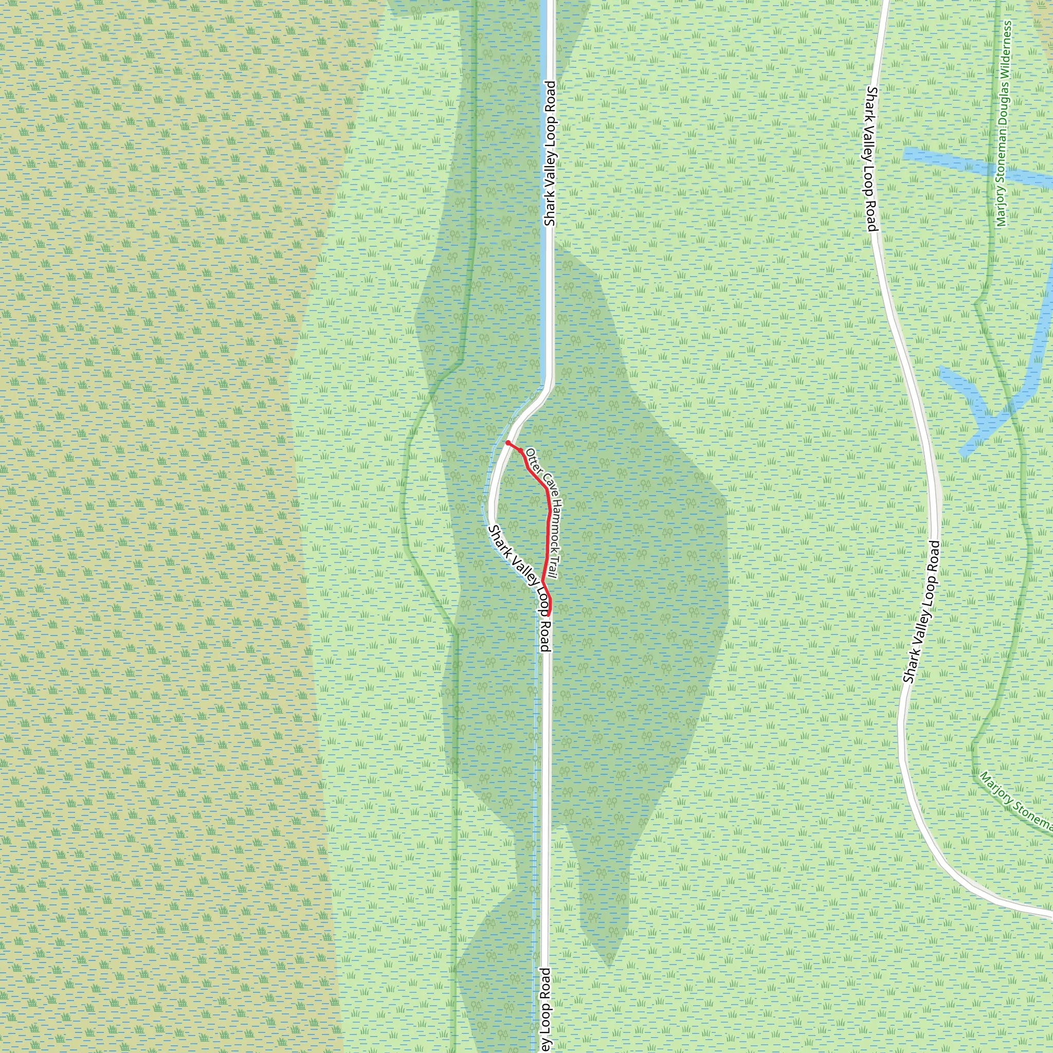 Otter Cave Hammock Trail mobile static map