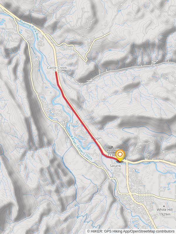 Roaring Fork River - Rio Grande Trail