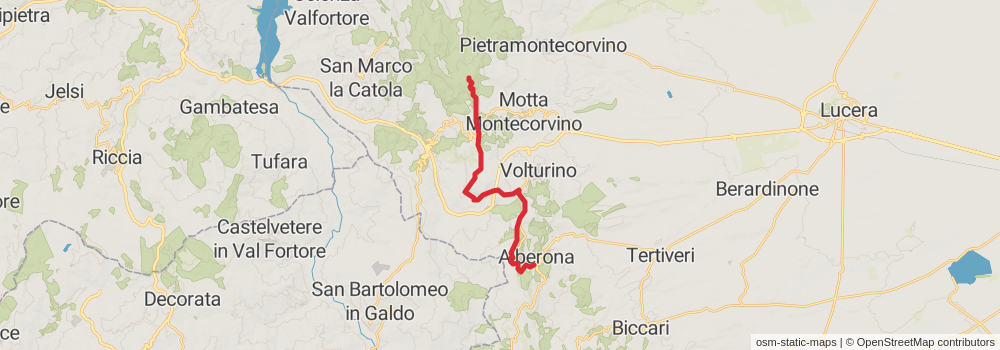Sentiero Italia - Puglia Section stage 6 Map