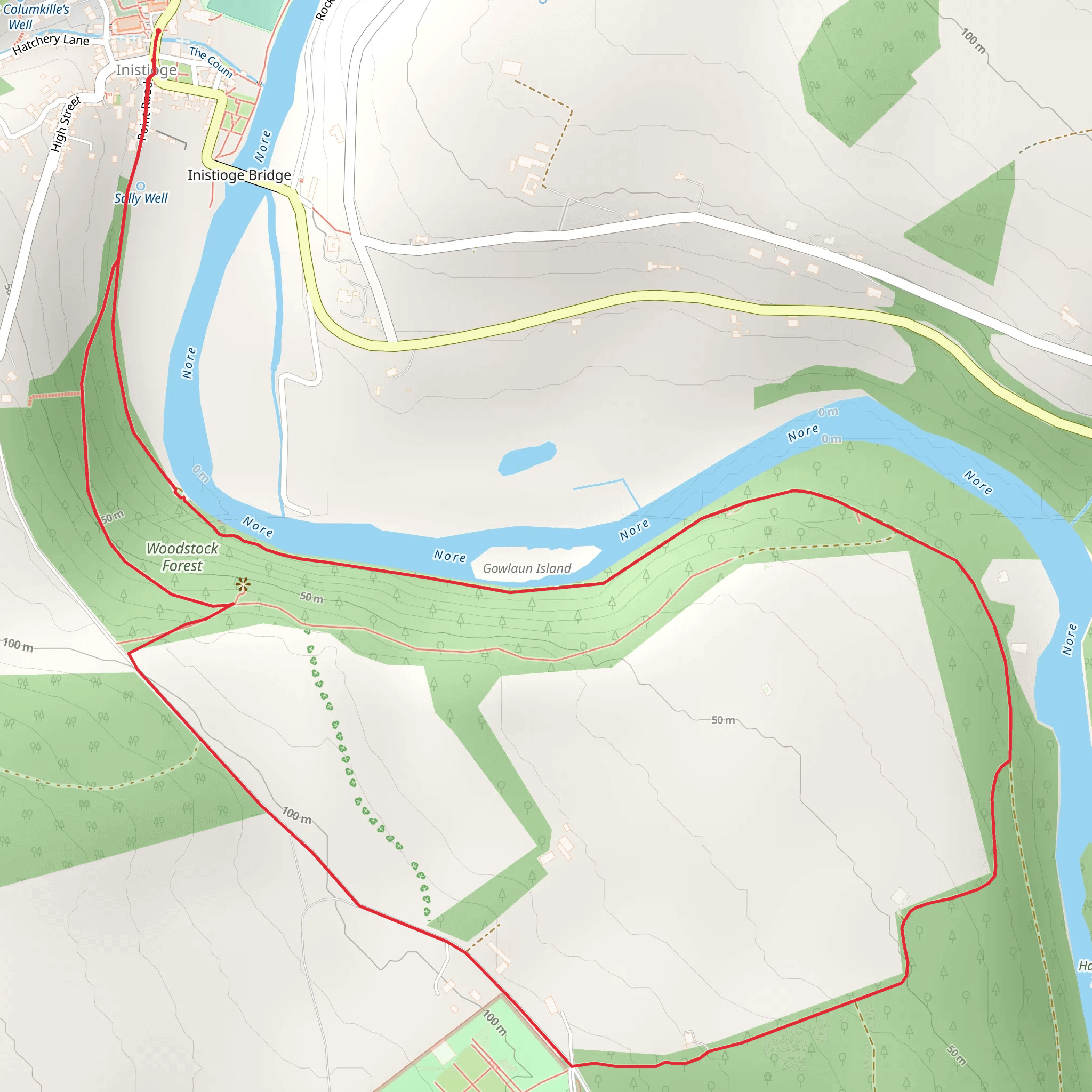Woodstock Loop mobile static map