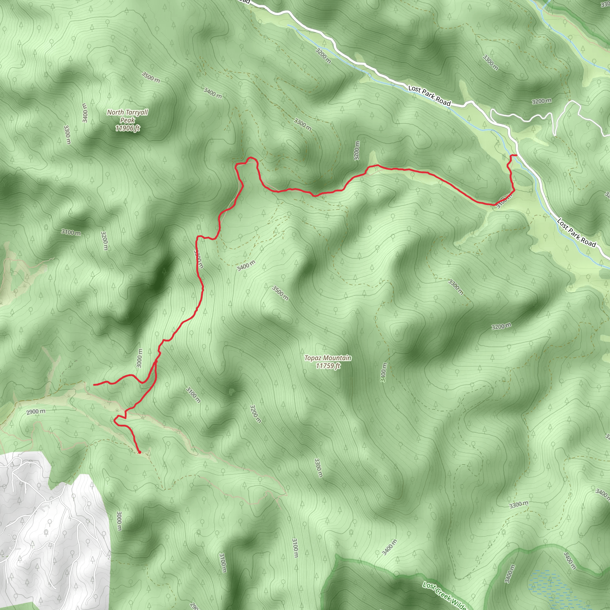 Nate Stultz Trail mobile static map