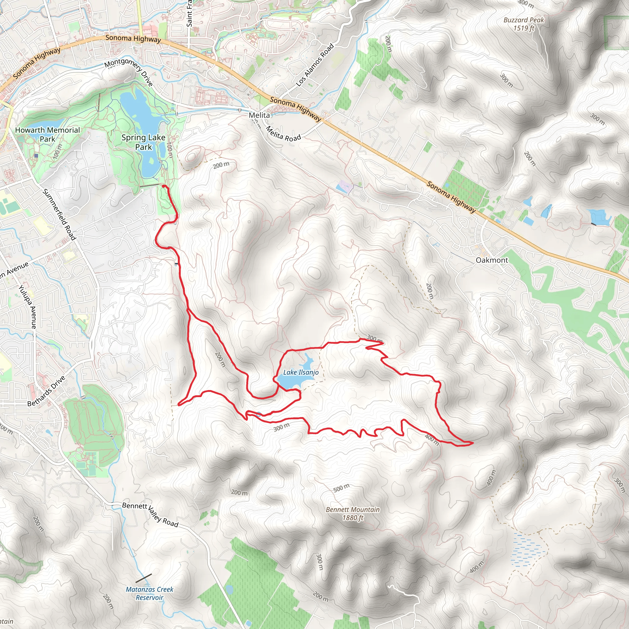 Lake Ilsanjo - South Burma - Marsh Loop Trail mobile static map