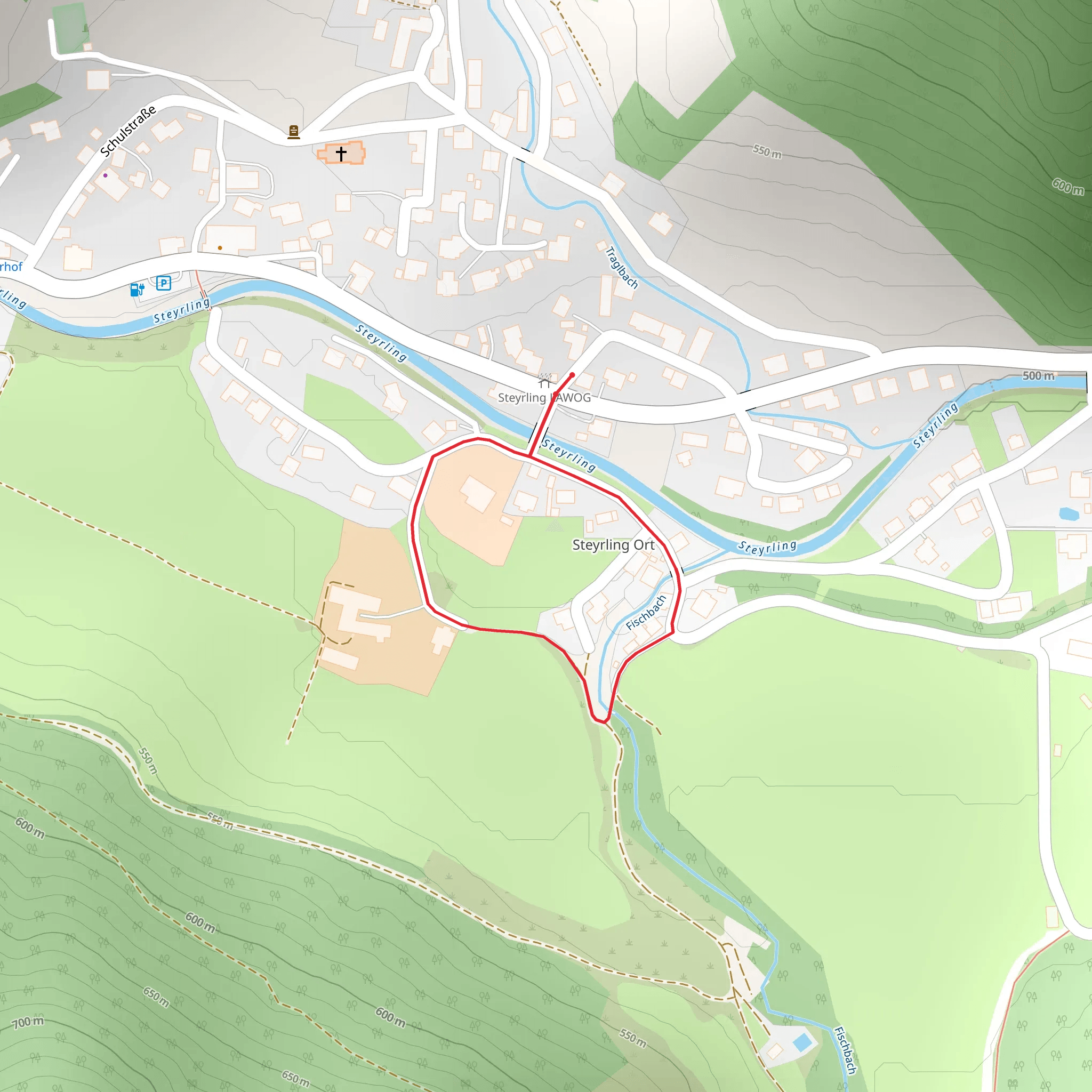 Fischbach Loop mobile static map