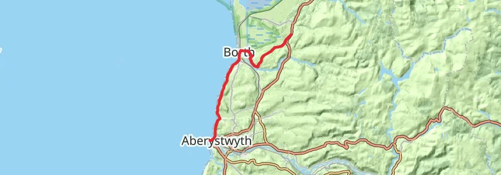 Wales Coast Path stage 34 Map