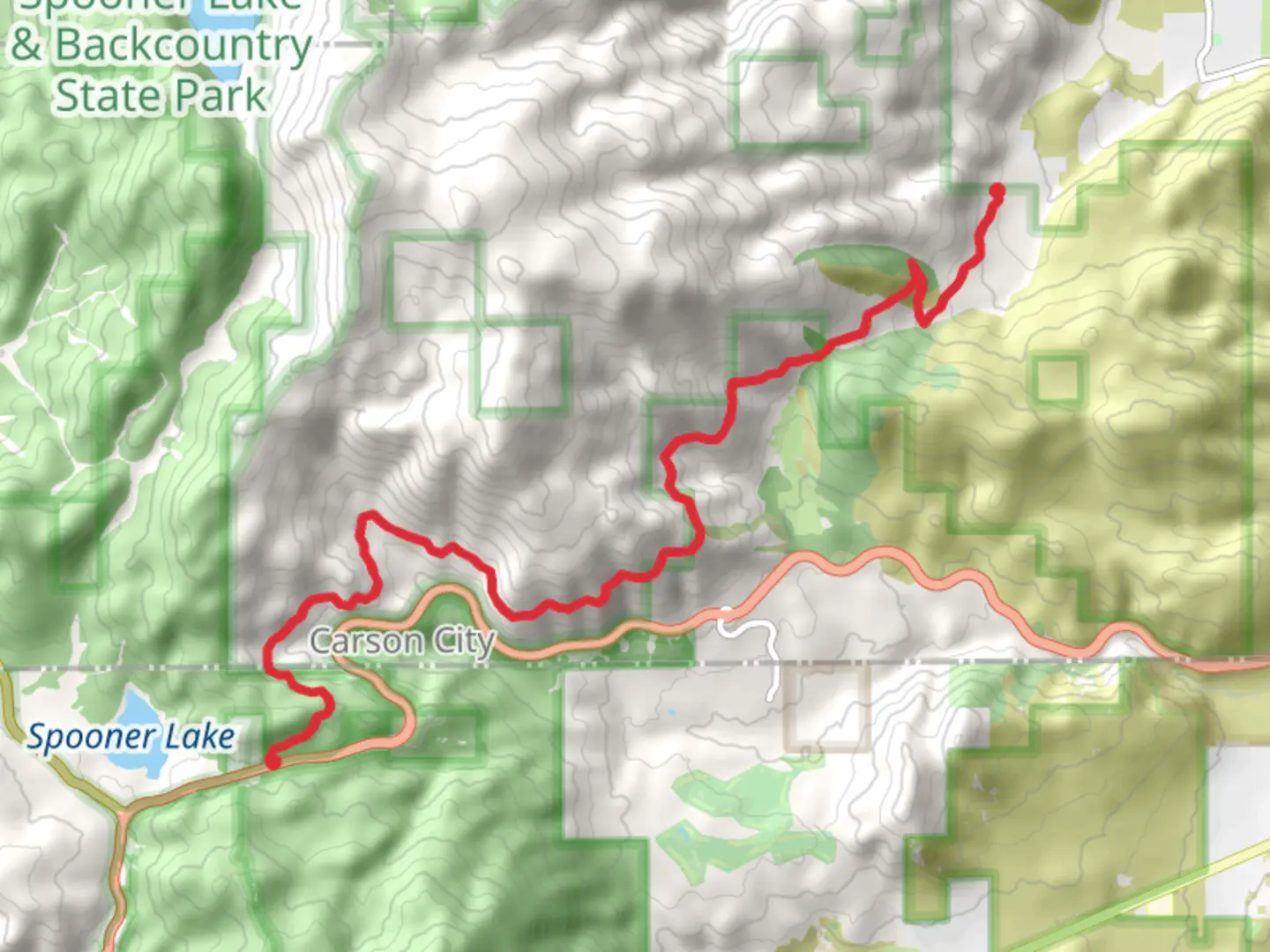 An image depicting the trail Kings Canyon Road Walk and its surrounding area.