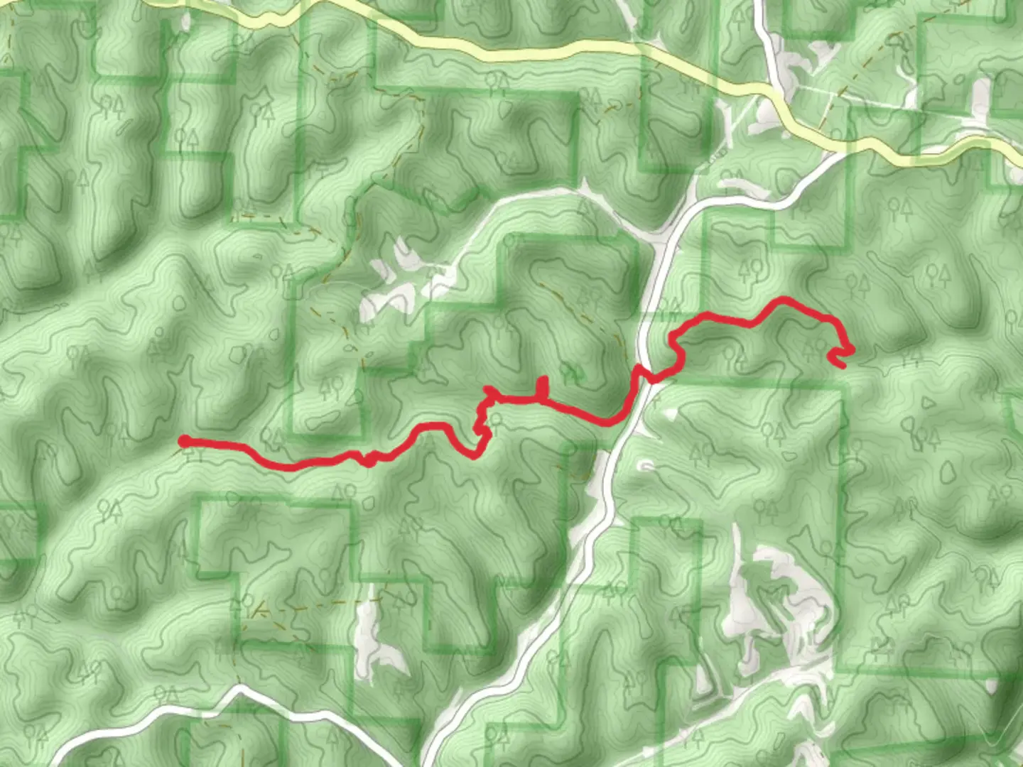 An image depicting the trail Jackson Run Trail and its surrounding area.