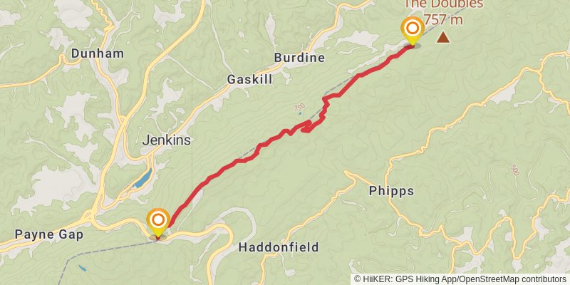 Great Eastern Trail (Incomplete) stage 84 Map