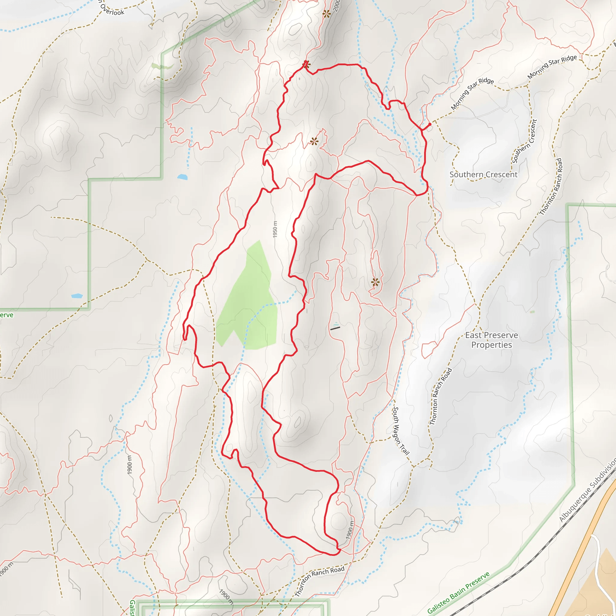 Shepherd's, Liam's Lark and Derek's Delight Loop Trail mobile static map
