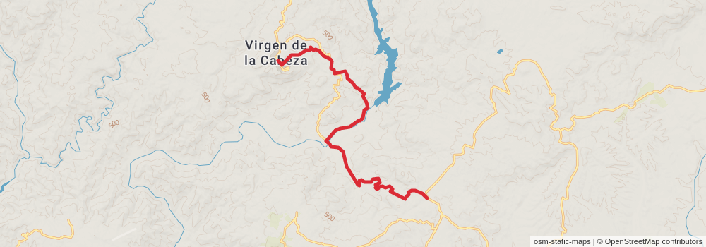 GR 48 - Sierra Morena - Andalusia stage 26 Map