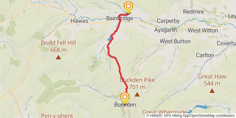 A Pennine Journey stage 3 Map