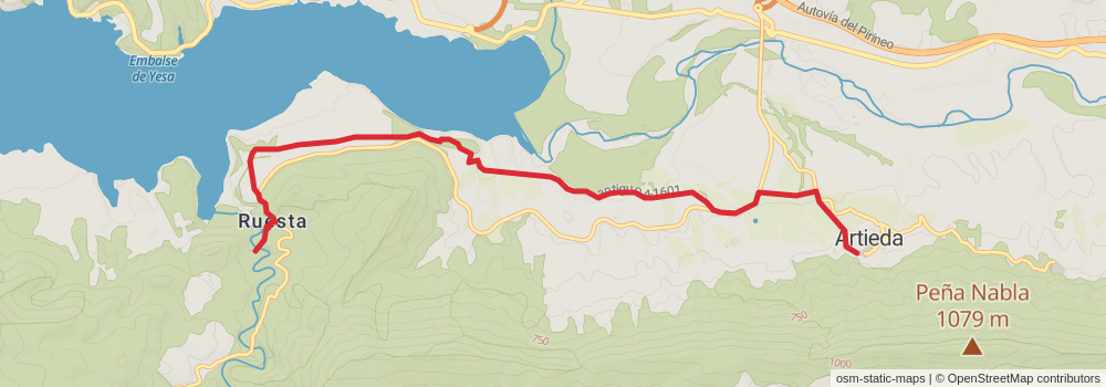 GR 65-3 - Santiago's Road - Aragon stage 5 Map