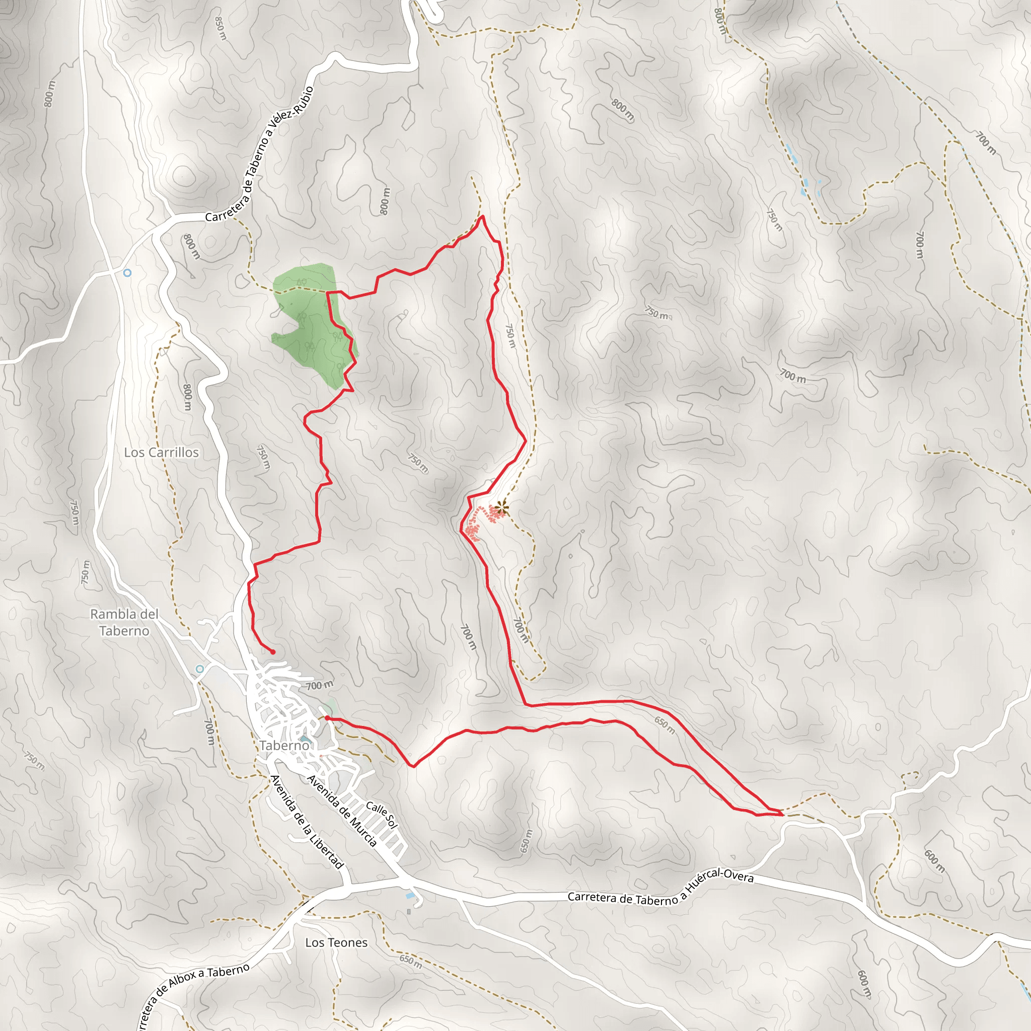 Tavern - El Picacho mobile static map