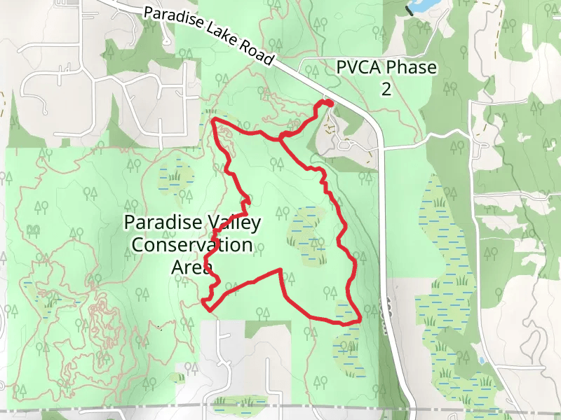 Wetland Plateau Trail and Lloyd trail