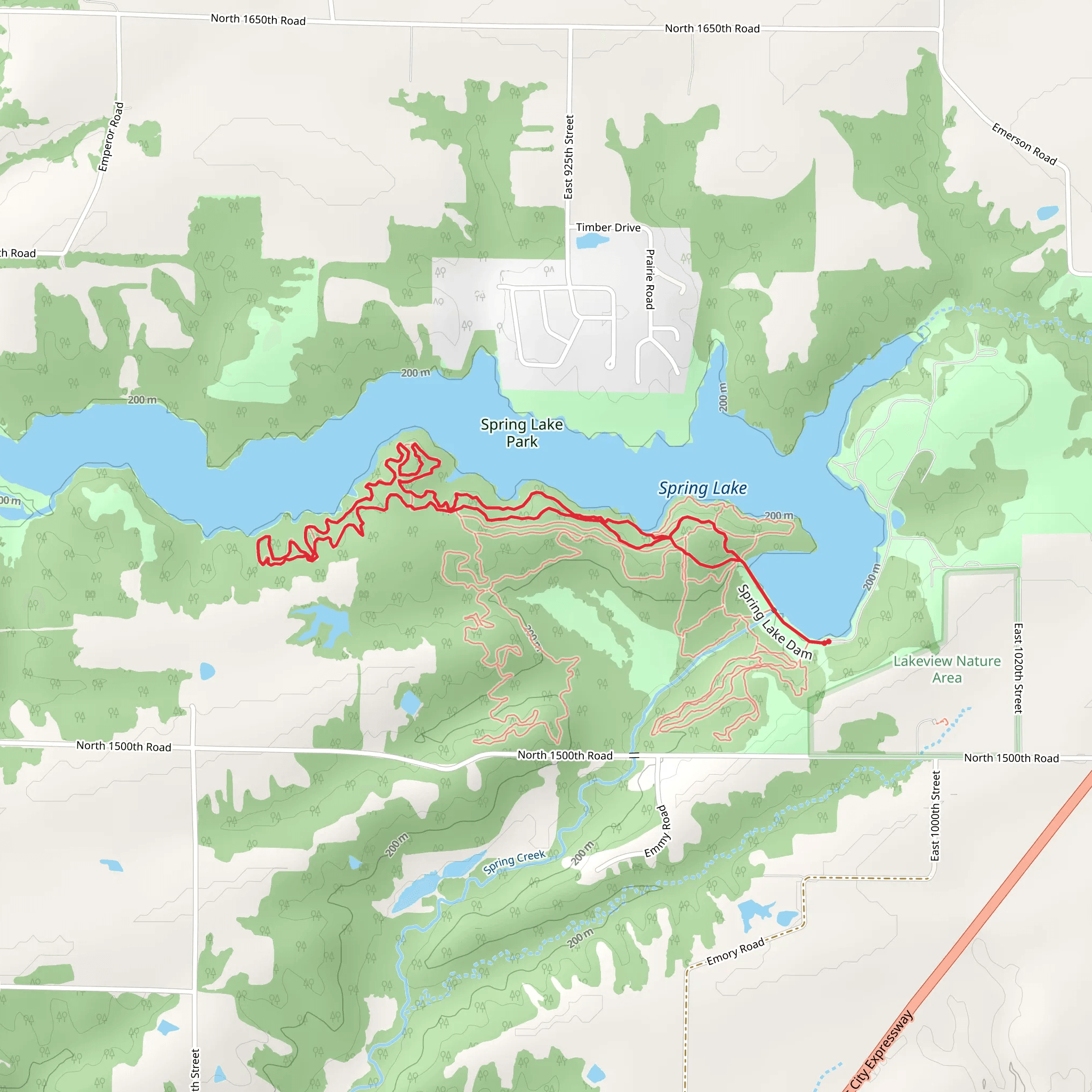 Fox Loop Trail mobile static map