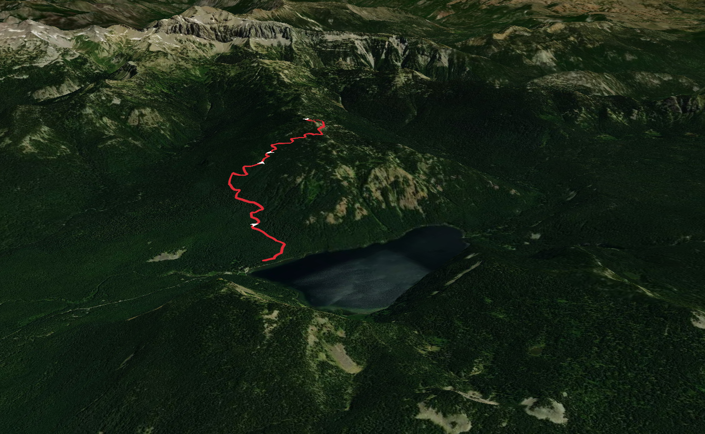 Nannie Peak from Walupt Lake