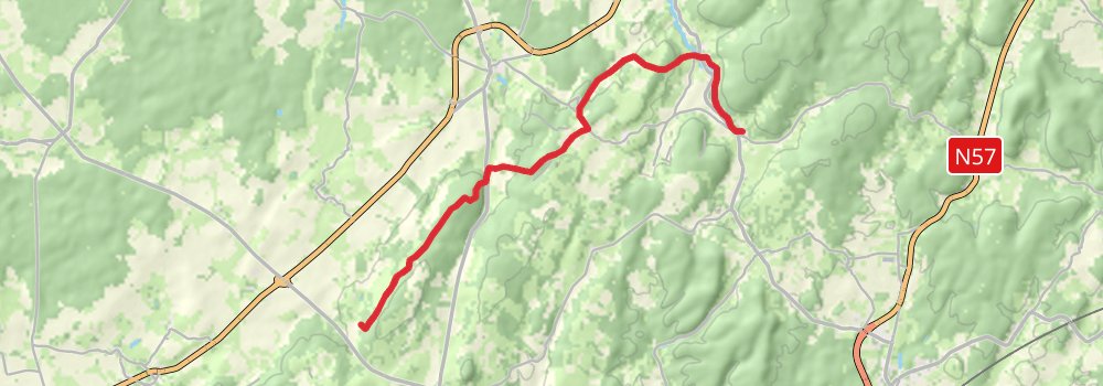 Camino Strasbourg-Saint Jean Pied de Port via Vézelay stage 17 Map