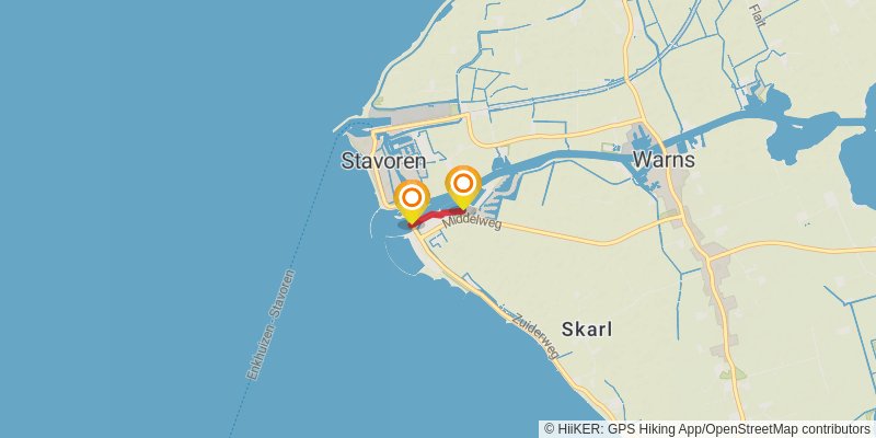 Elfstedenpad spur 1 Map