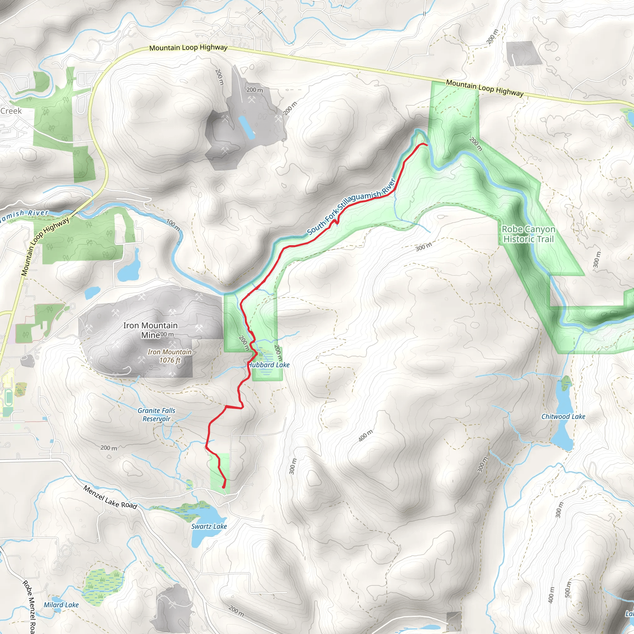 Lime Kiln Trail mobile static map