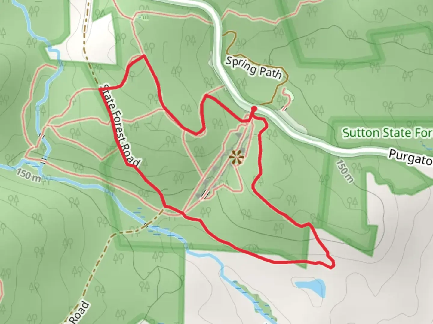 An image depicting the trail Charley's Loop Trail and its surrounding area.