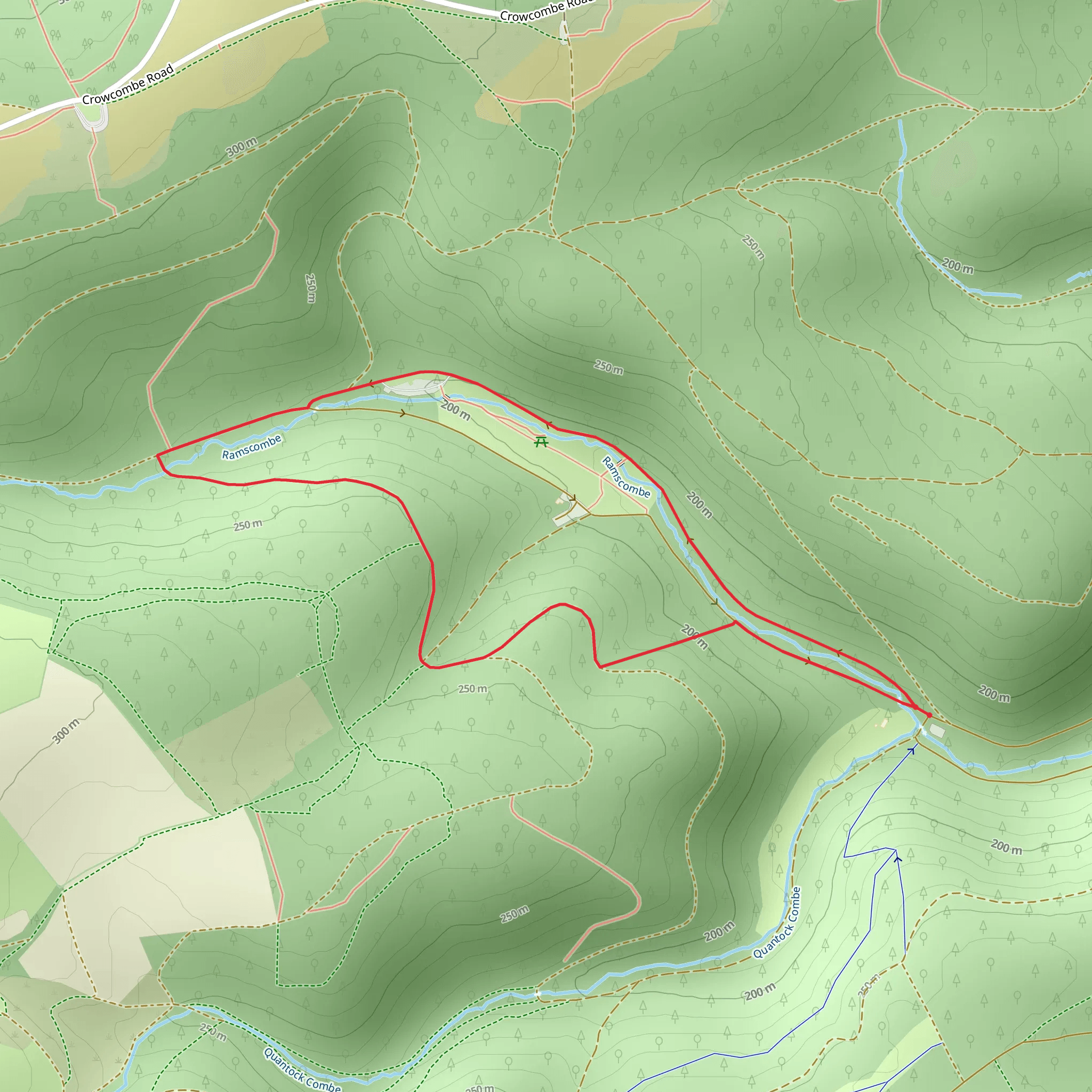 Great Wood Quantocks mobile static map