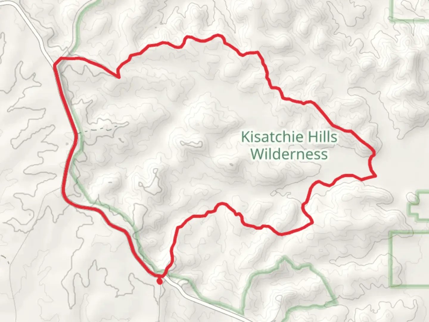 An image depicting the trail Backbone Trail Loop and its surrounding area.